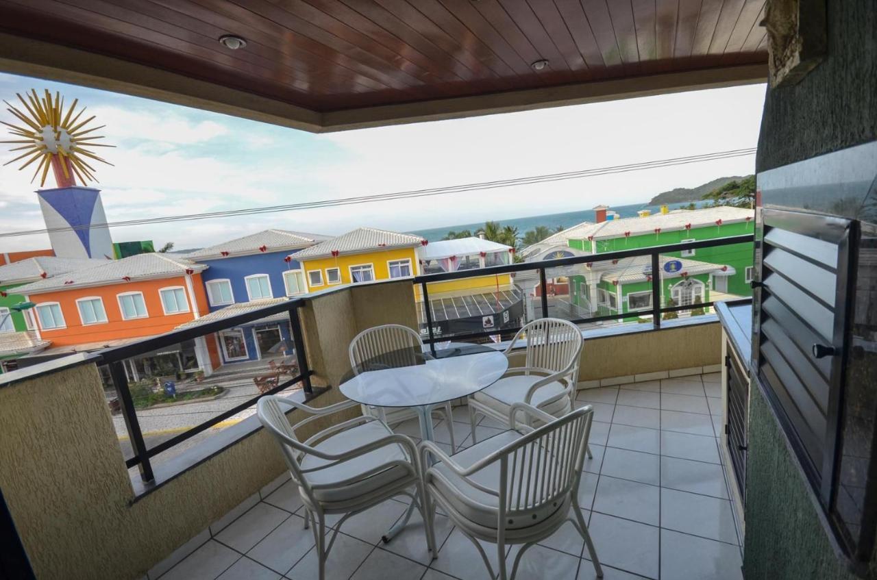 1038 - Apartamento com vista para o mar na Avenida De Bombinhas Exterior foto