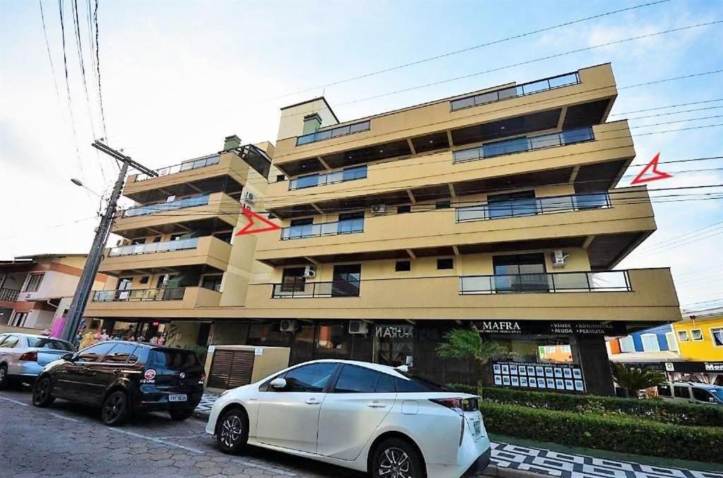 1038 - Apartamento com vista para o mar na Avenida De Bombinhas Exterior foto